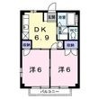 岡崎市江口1丁目の間取図