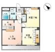 岡崎市大和町字川原の間取図