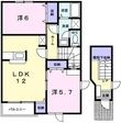 西尾市羽塚町寅山の間取図