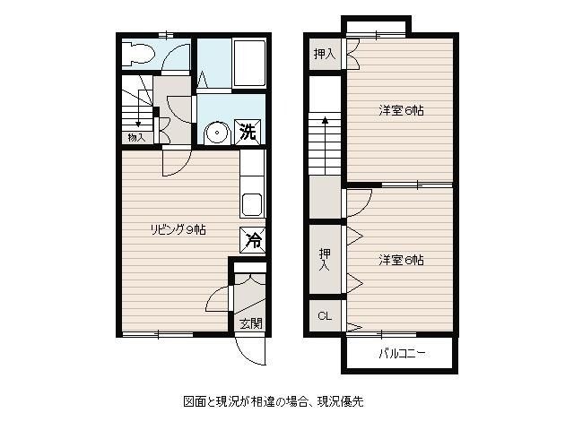 拡大写真:岡崎市堂前町2丁目 1階103の間取り