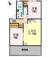 西尾市戸ケ崎4丁目の間取図