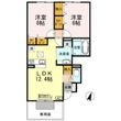 神戸市北区鈴蘭台西町４丁目の間取図