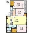 西宮市老松町の間取図