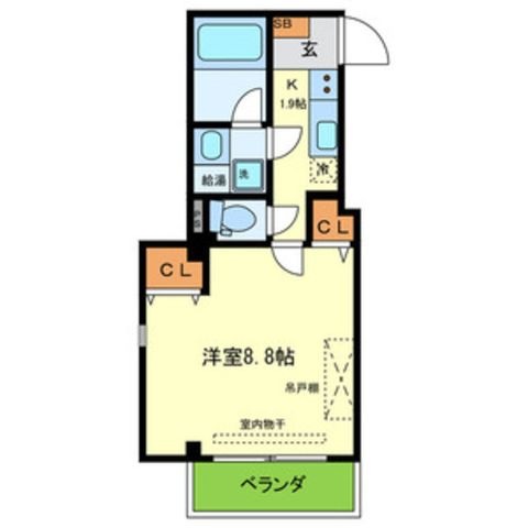 拡大写真：神戸市東灘区深江本町２丁目 3階301の間取り