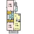 神戸市垂水区清水が丘1丁目の間取図