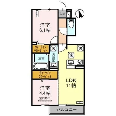 拡大写真:神戸市西区王塚台4丁目 1階101の間取り