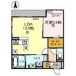 尼崎市武庫之荘本町3丁目の間取図