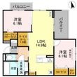 宝塚市鹿塩２丁目の間取図