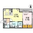 西宮市堤町の間取図