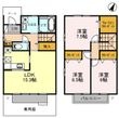 尼崎市西昆陽３丁目の間取図