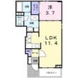 川西市東畦野3丁目の間取図
