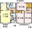 神戸市北区山田町　下谷上字芝の間取図