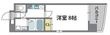 神戸市兵庫区大開通6丁目の間取図