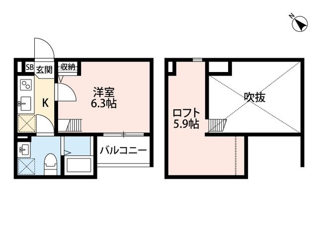 拡大写真:西宮市今津 大東町 1階101の間取り