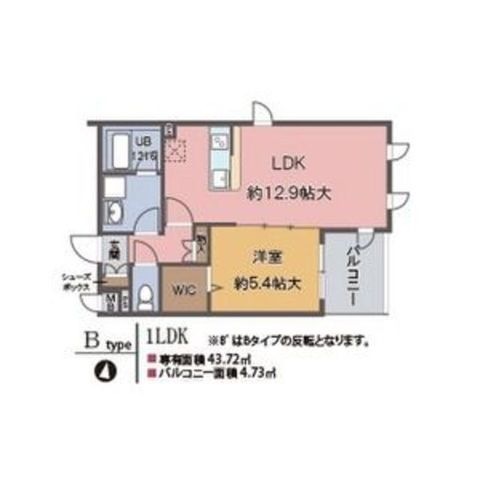 拡大写真:西宮市甲子園口北町 2階203の間取り