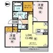 神戸市北区鈴蘭台西町５丁目の間取図