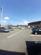 駐車場に車を止められます