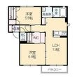 パールハイツ D棟の間取図