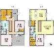 戸建 徳田邸の間取図