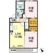 メイプル A棟の間取図
