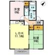 サンファミールあい D棟の間取図