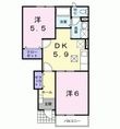 メゾン ソレイユ Aの間取図