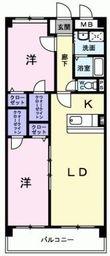 レジデンス牟礼の間取図