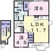 シャン・ド・フルールの間取図