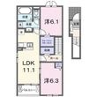セリーンガーデン Ⅳの間取図