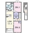 セリーンガーデン Ⅳの間取図