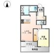 写真:エアリアル 1階105の間取図