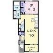 グランデ フィオーレ 木園 Bの間取図