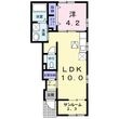 サン・ガーデンDの間取図