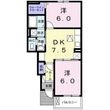 アンソレイエ Ⅲ号館の間取図