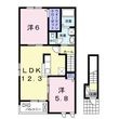 グランデ フィオーレ 木園 Aの間取図