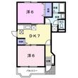 レークサイドAの間取図