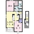 セレーノ Ⅱ番館の間取図