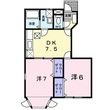 フレグランス望Aの間取図