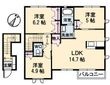 パールハイツ H棟の間取図