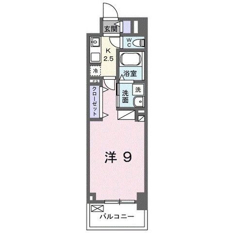 拡大写真:Boscato O. 6階605の間取り