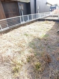 お庭の付いた物件です