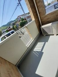 外からの目が気にならないバルコニーで洗濯物が干せます