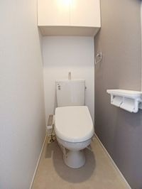 ゆったりとした空間のトイレです