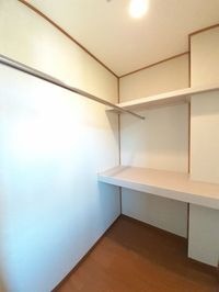 大きなスペースがあり、収納には困りません