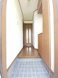 ゆったりとした玄関です