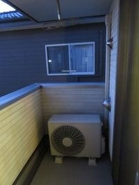 落ち着いた時間を過ごせるバルコニーです