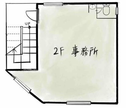 拡大写真:大阪市北区東天満1丁目 2階2の間取り