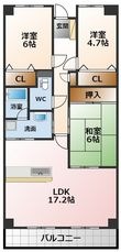 サンテ東甲子園の間取図
