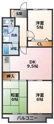 ヴィラ浜甲子園の間取図