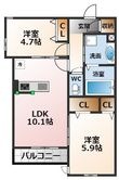グラシア甲子園の間取図